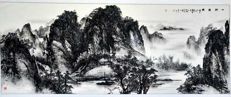胸有丘壑 落墨生辉——浅记著名军旅画家禚江基先生的焦墨山水
